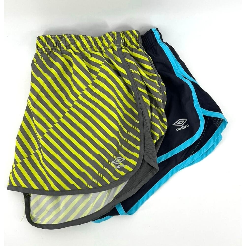 Umbro Running Shorts Lot of 2 Pairs Women's Size XL Lined Soccer Athletic